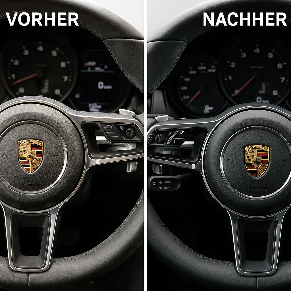 Auto Innenreinigung Vorher-Nachher